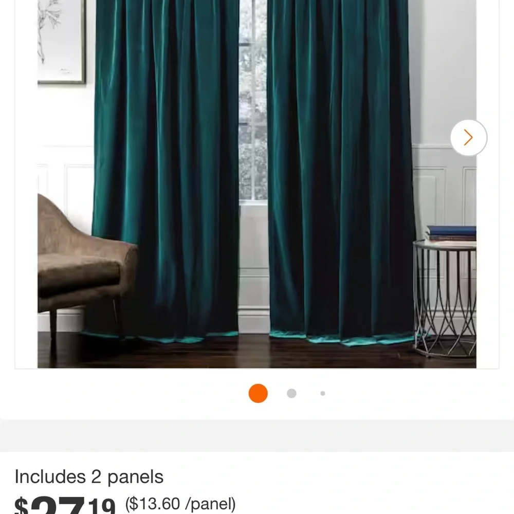 Luxurious Teal Velvet Blackout Curtains - Set of 2